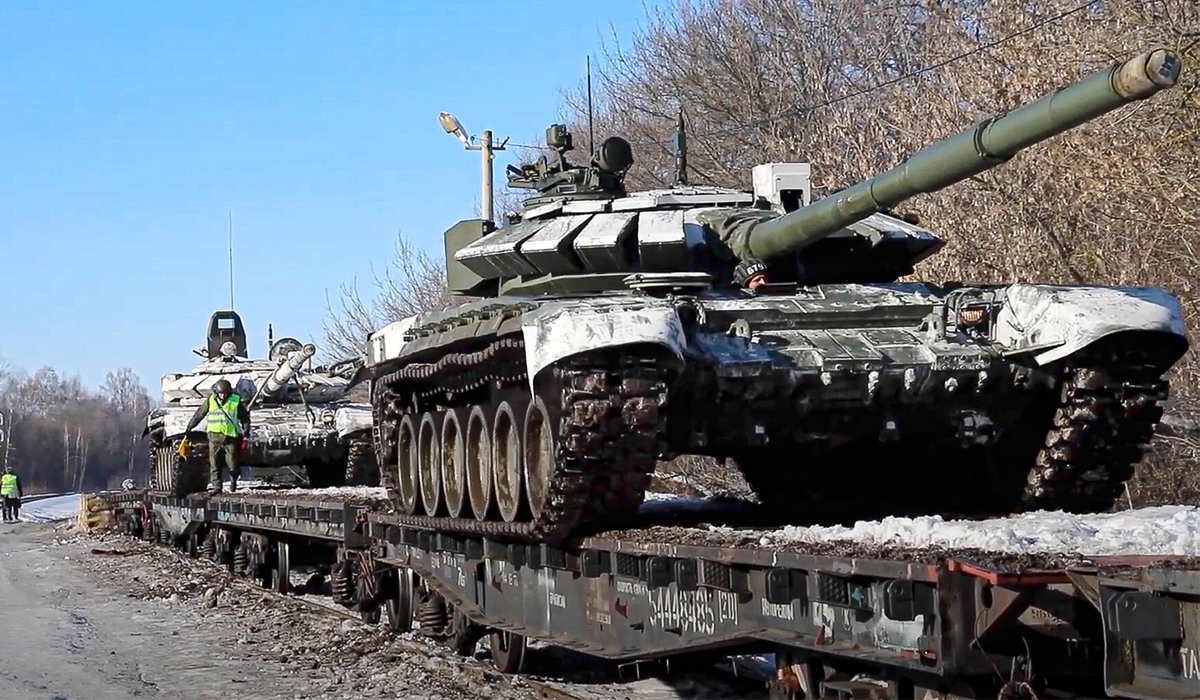 Russian troops